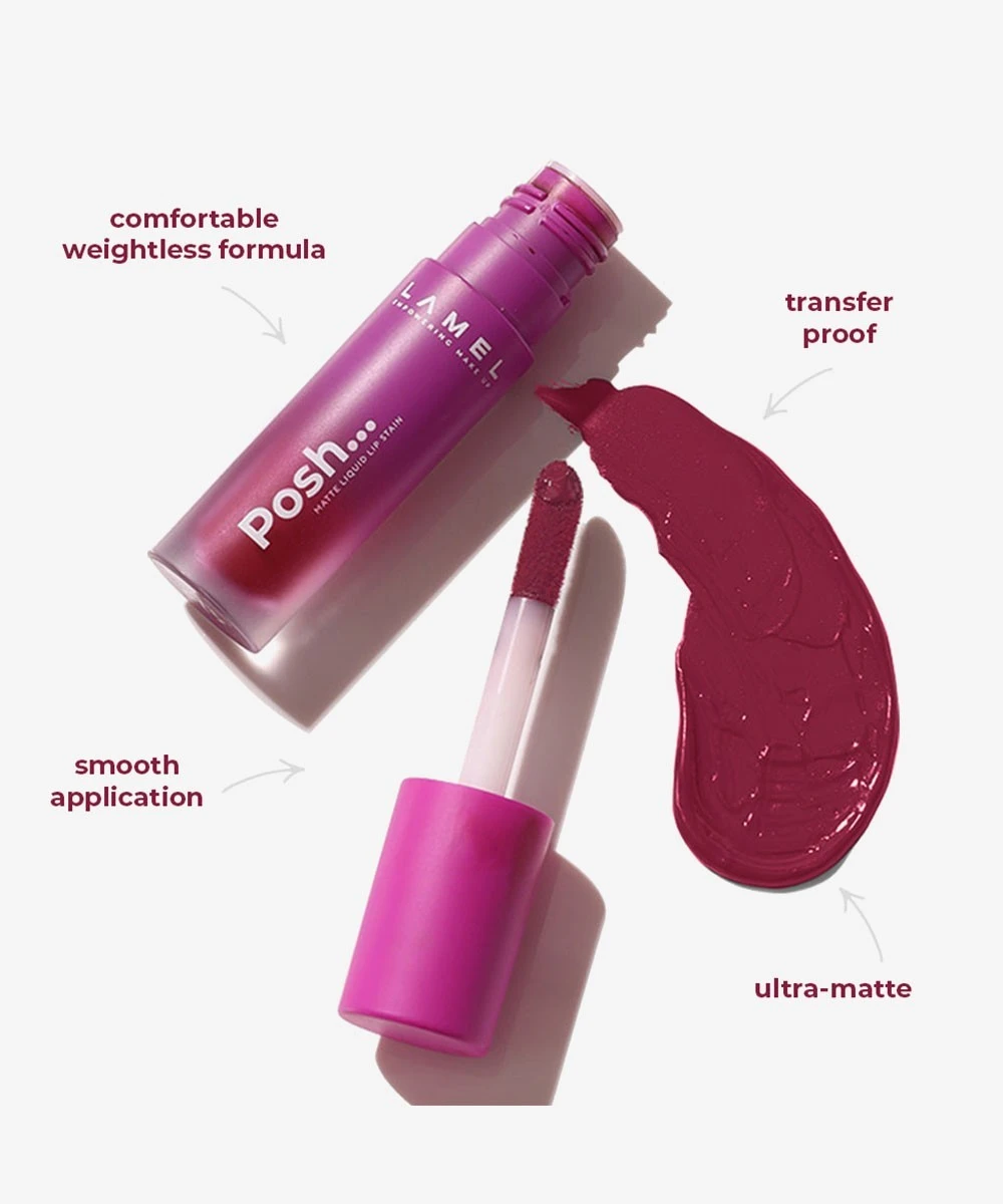 Featured Posh Matte Liquid Lipstick Blush Satin